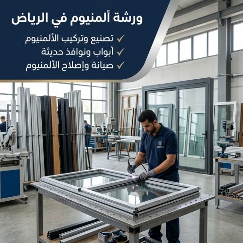 ورشة المنيوم في الرياض
