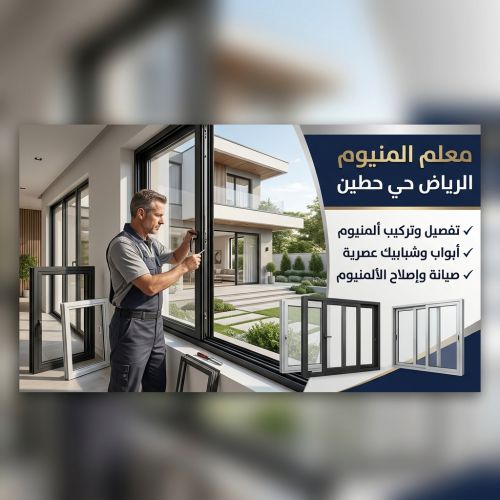 معلم المنيوم الرياض حى حطين