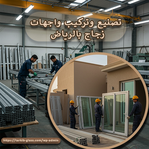 تصنيع وتركيب واجهات زجاج بالرياض